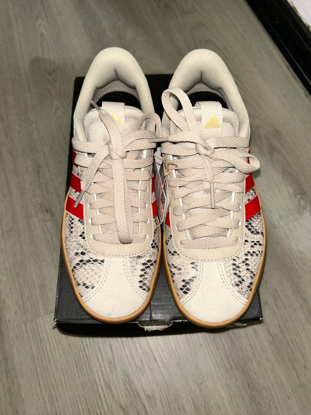 Snake Print Adidas Sneakers
